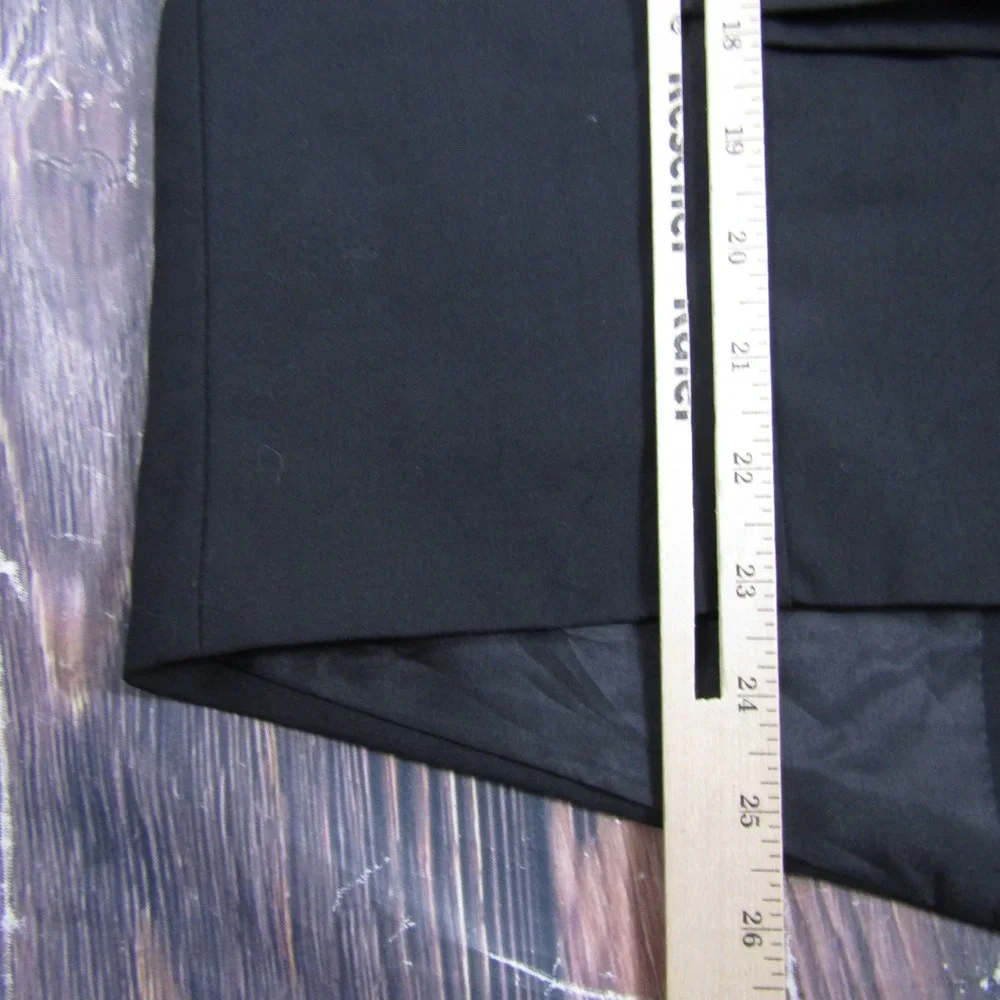 Suit Vest Mens XXL Black Four Button Adjustable Cinch Waistcoat Wedding